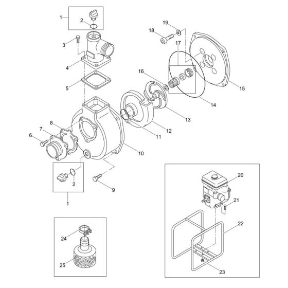 Wacker PG2A Pump Assembly