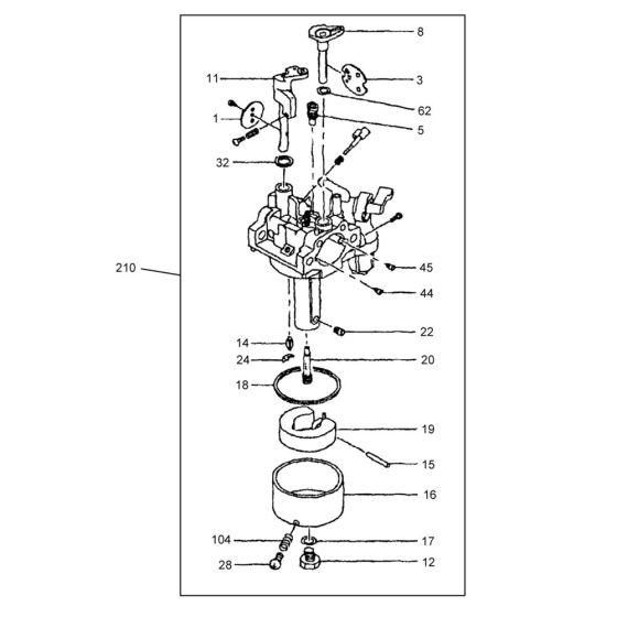 Carburettor Assembly for PG3