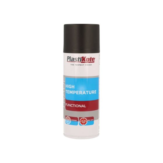 Trade High Temperature Spray Paint Black 400ml