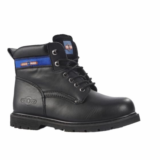 ProMan PM9401A Kansas Goodyear Welted Sole Safety Boot Black UK 06-12