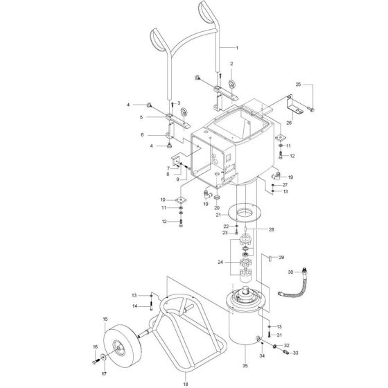 Frame Assembly for Husqvarna