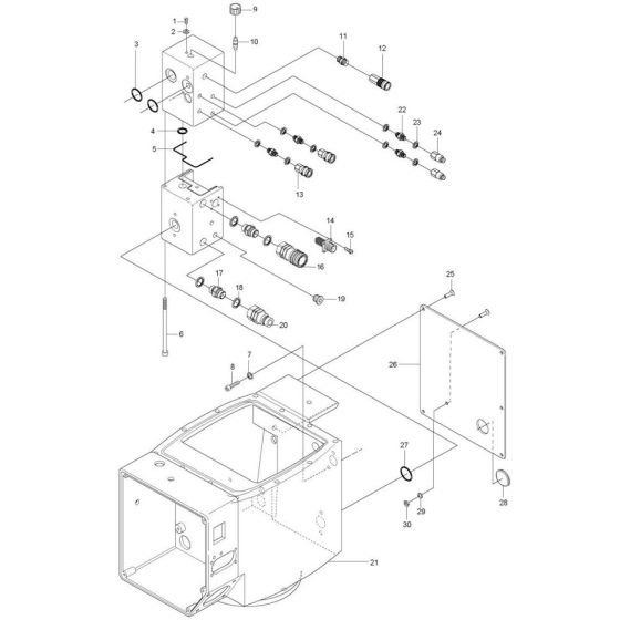 Hydraulic Block Assembly