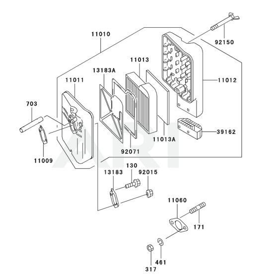 Air Filter & Muffler for PP6000