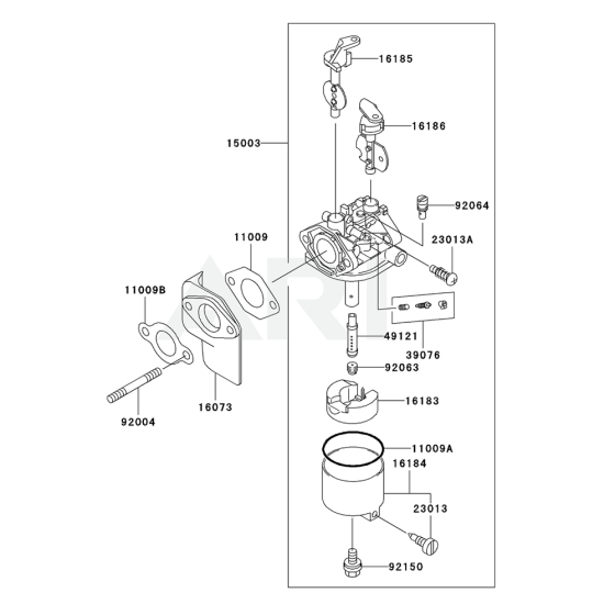 Carburettor for Kawasaki PP6000