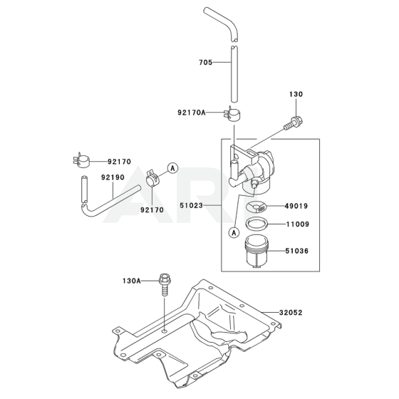 Fuel Tank & Valve for PP6000