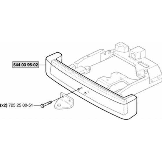 Protection Frame Assembly-1 for Husqvarna PR18 Riders