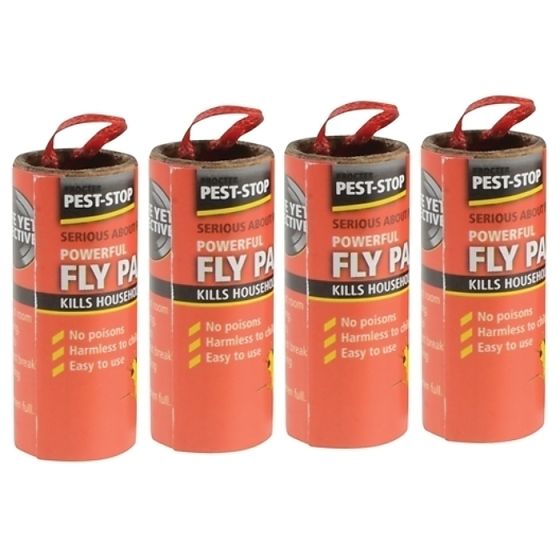 Fly Papers (Pack of 4) by Pest-Stop - PSFP