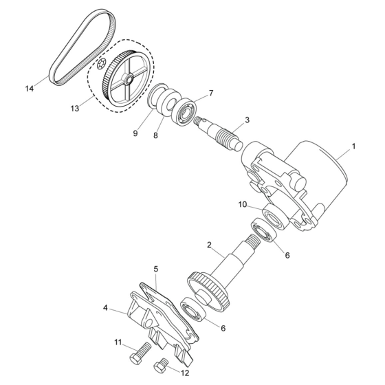 Early Gearbox for Belle Minimix 140/150 (before 1999)