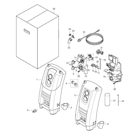 Front Assembly for Nilfisk Washer