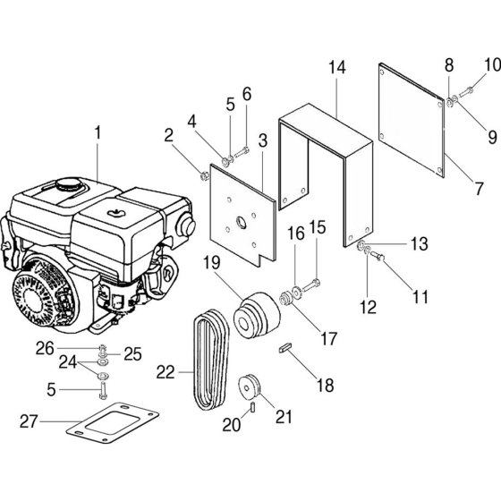 Petrol Option Assembly for Belle Pro Screed