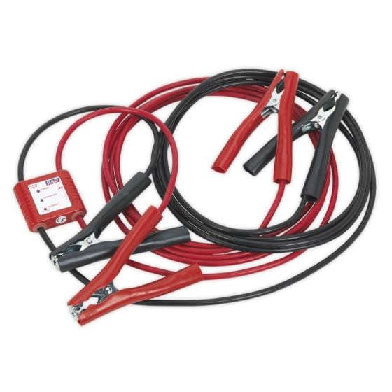 Booster Cables 5mtr 400Amp 20mm(sq) with 12V Electronics Protection Sealey Part No. PROJ/12