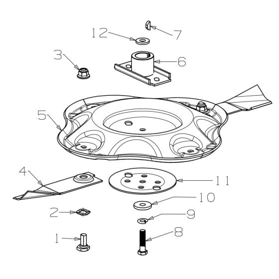 Blade Assembly for Morrison Mower