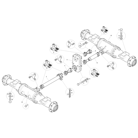 Transmission for Benford Terex Mecalac PT10000 Dumper