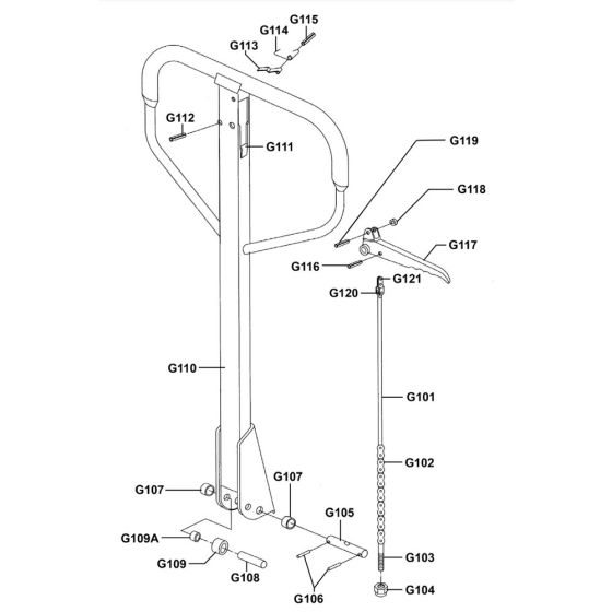 Handle Assembly for PT1150SC