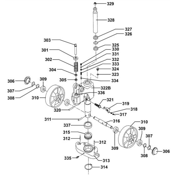 Pump Assembly for PT1150SC