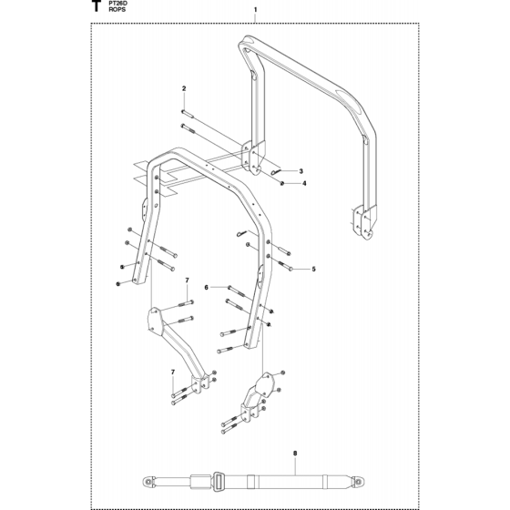 Attachments for Husqvarna PT26 D Riders