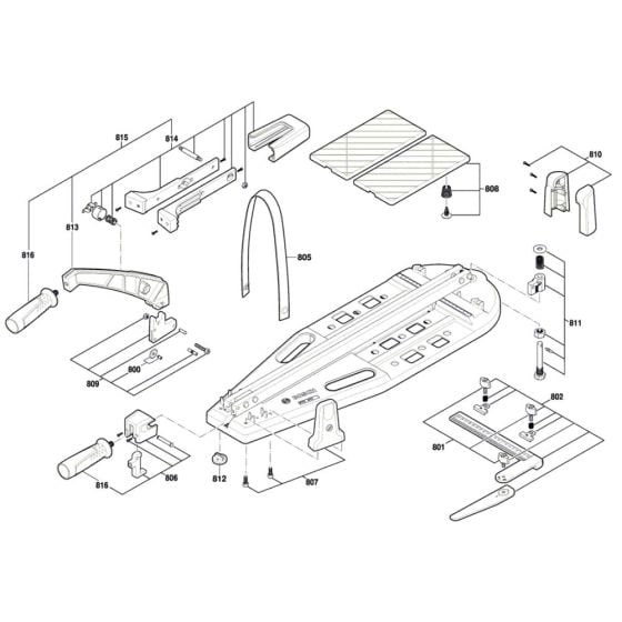 Tile cutter Assembly for Bosch PTC 470