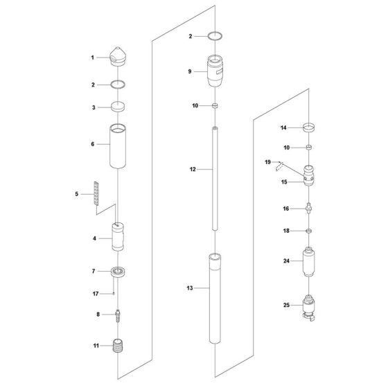 Husqvarna PV 57 Poker Assembly