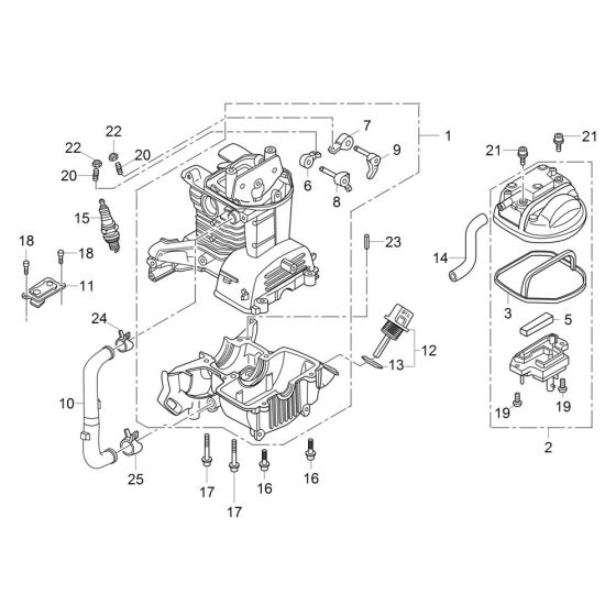 Crankcase Assembly for PV35A