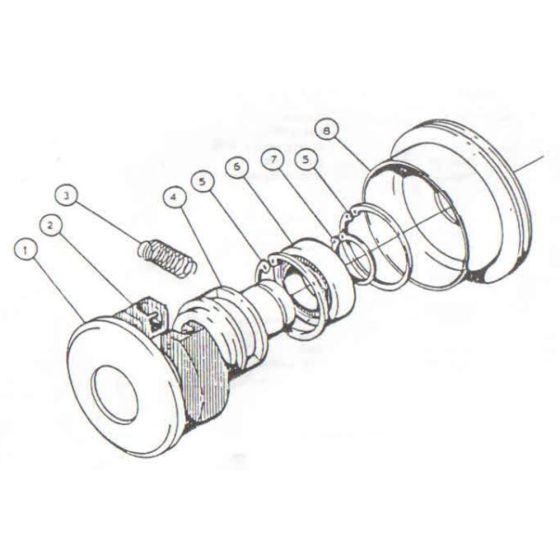 Clutch Assembly for Wacker PVP75A Plate Compactor