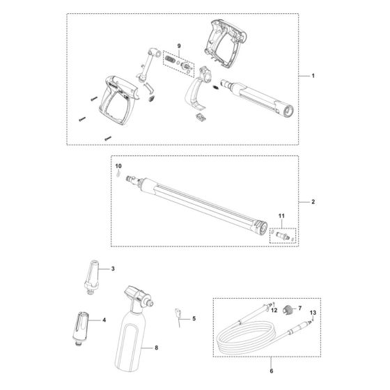 Husqvarna PW 240 Accessories