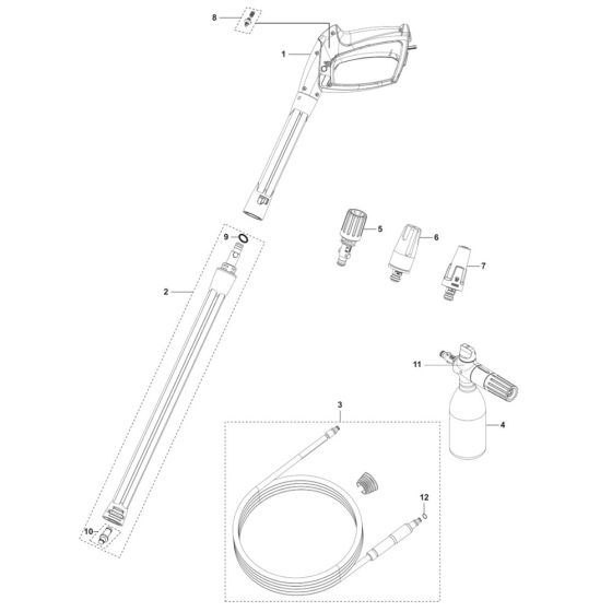 Husqvarna PW 350 Accessories