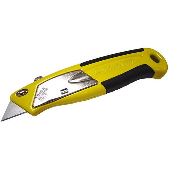 Auto Loading Retractable Knife Heavy Duty Die-Cast Body Side Load Chamber