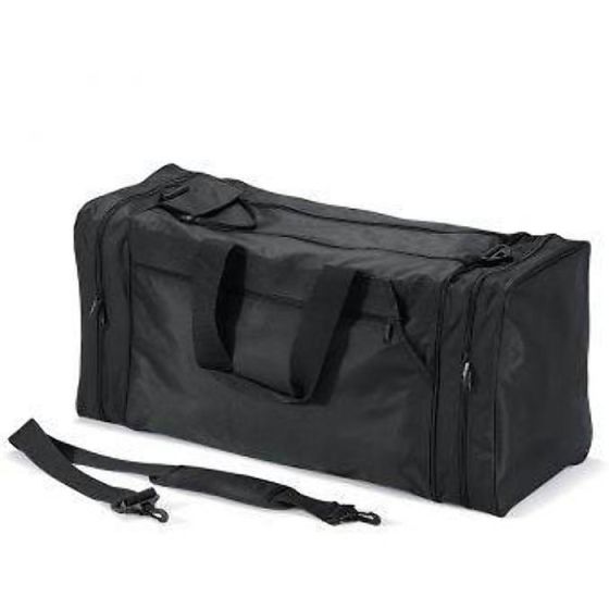 QD80 Holdall Detachable Shoulder Strap & Pad Zip 74 Litre Capacity Black