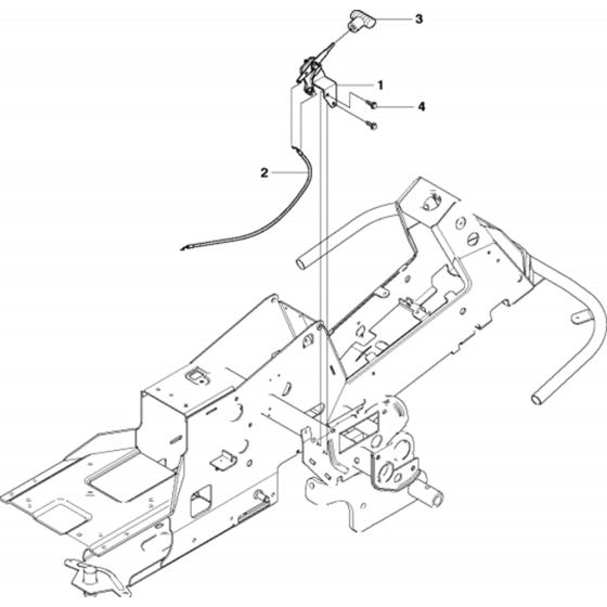 Controls Assembly-1 for Husqvarna R13 C5 Riders