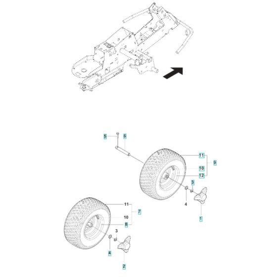 Wheel Assembly for R 200iX