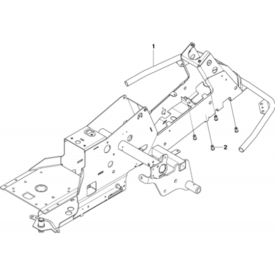 Chassis and Enclosures Assembly for Husqvarna R215 TX Riders