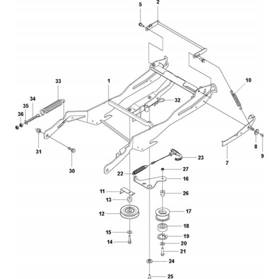 Attachments for Husqvarna R316 TsX AWD Riders