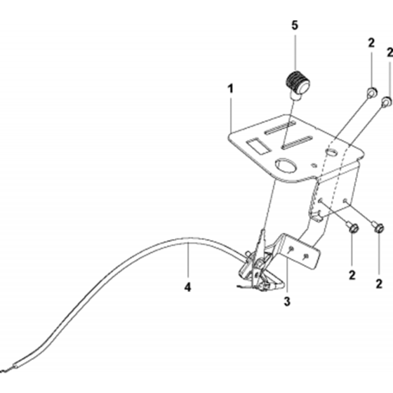 Controls Assembly for Husqvarna R318 X Riders