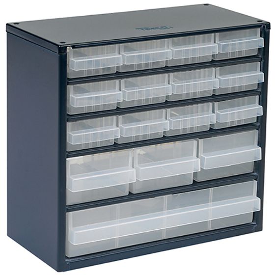 616-123 Metal Cabinet 16 Drawer by Raaco - 137560