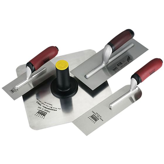 RP1027 Plasterers Trowel & Hawk Set of 4 by Ragni - RP1027