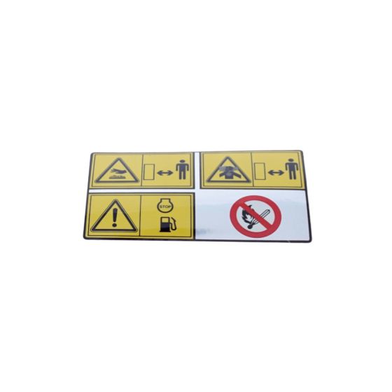 Caution Label for Robin EH12, EH17 Engine - OEM No. 073-20044-50