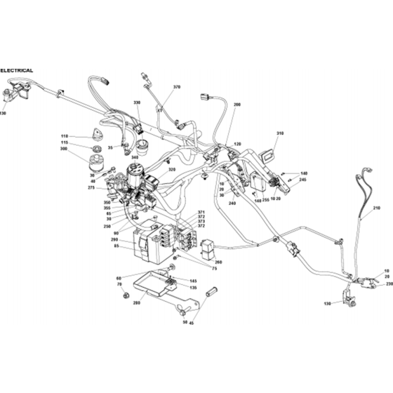 Electrical Assembly for Husqvarna RC 320Ts AWD Riders