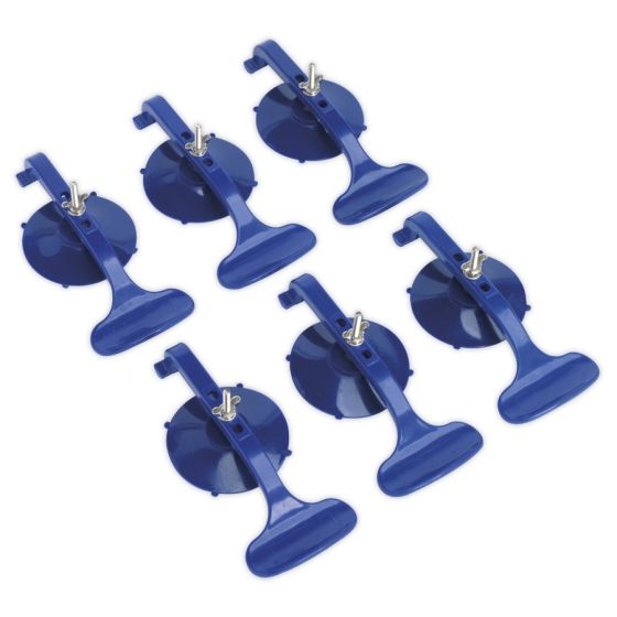 Suction Clamp Set 6pc Sealey Part No. RE006