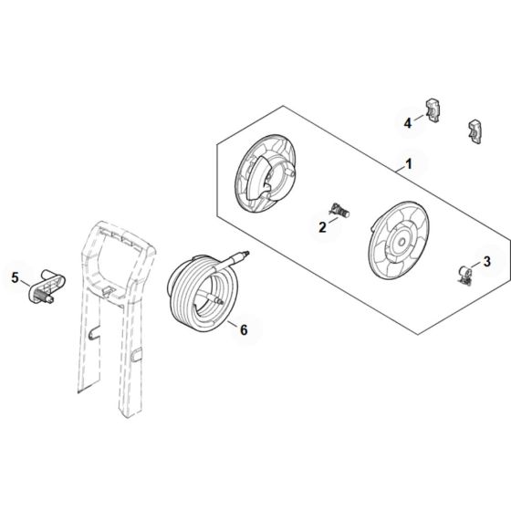 Hose Reel for Stihl RE 100 PLUS