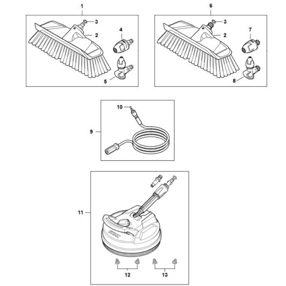 Accessories for Stihl RE 110 PLUS