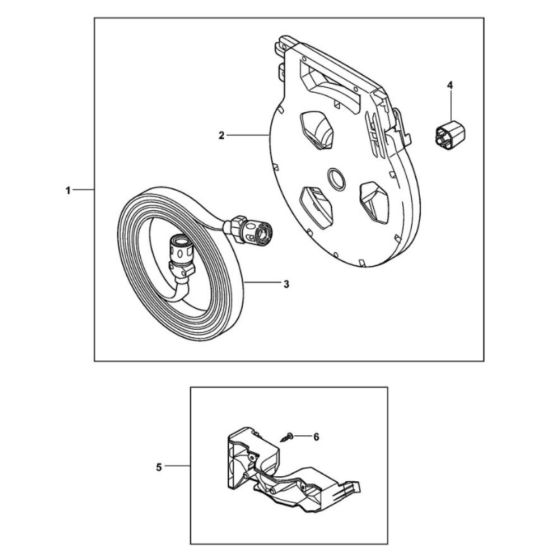 Flat Hose Assembly for Stihl