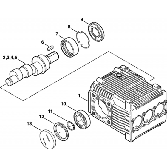 Pump Cam Assembly for Stihl RE521, RE551, RE581 Hot Pressure Washers