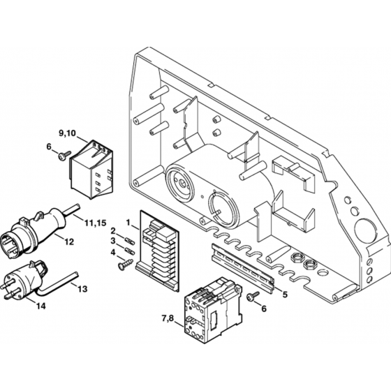 Control Box-1 Assembly for Stihl RE660W, RE880W Hot Pressure Washers