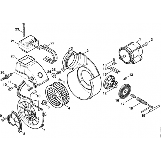 Burner Assembly for Stihl RE660W, RE880W Hot Pressure Washers