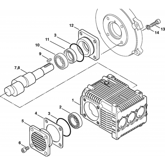 Pump, Cam Assembly for Stihl RE661, RE961 Hot Pressure Washers