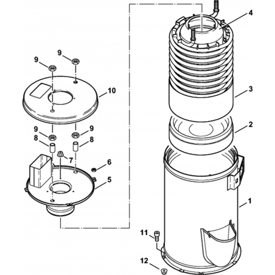 Heat Exchanger Assembly for Stihl RE661, RE961 Hot Pressure Washers