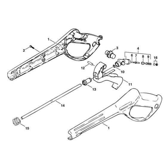 Spray Gun Assembly for Stihl