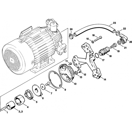 Pump Housing Assembly for Stihl RE830W Hot Pressure Washer