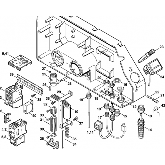 Control Box-2 Assembly for Stihl RE840W Hot Pressure Washer