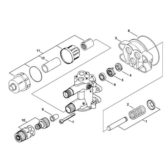 Pump Assembly for Stihl RE 900 KM